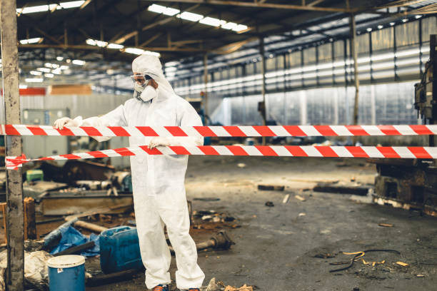 Professional Unattended Death Cleanup technician working in Lexington, OH
